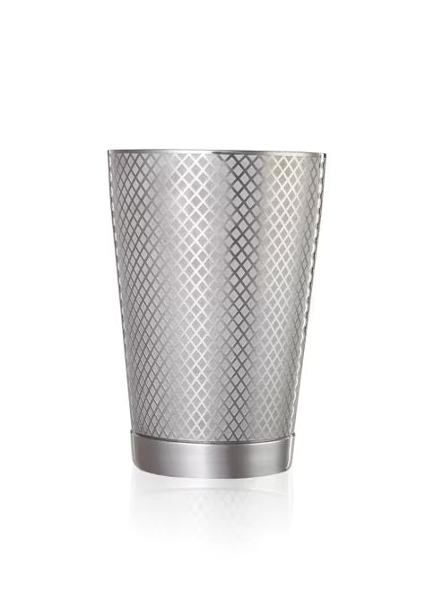 Stainless Steel Diamond Lattice Shaker/Tin 18 ounce, M37198, 6/case