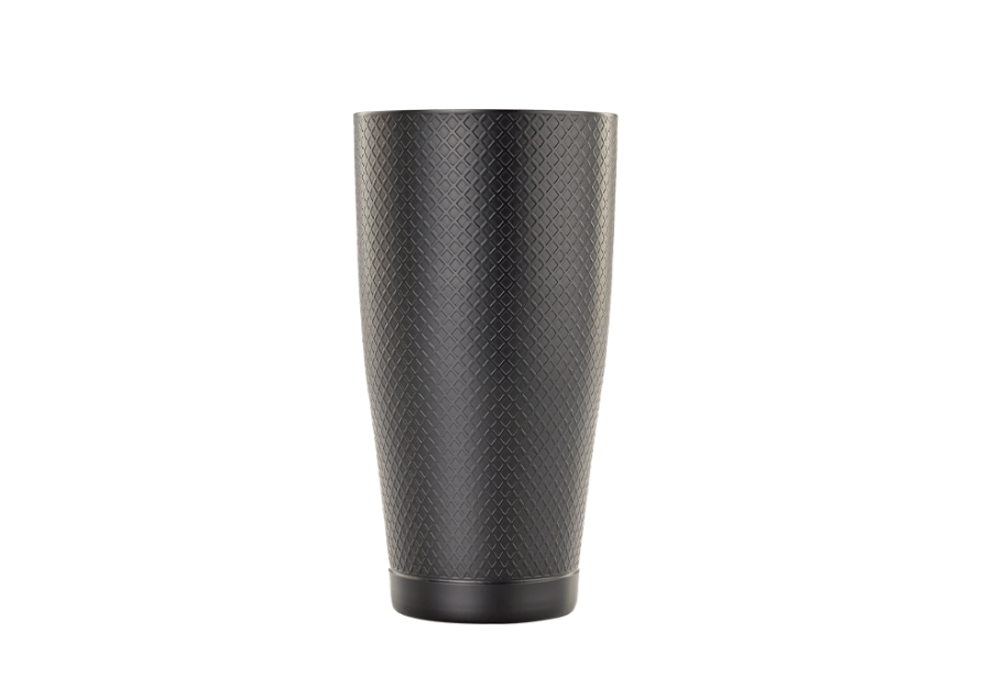 Matte Black Diamond Lattice Shaker/Tin 28 ounce, M37199MBK, 6/case