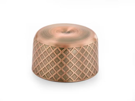 Antique Copper Diamond Lattice Japanese Style Shaker Set 3 Pieces, M37205ACP, 6 set/case
