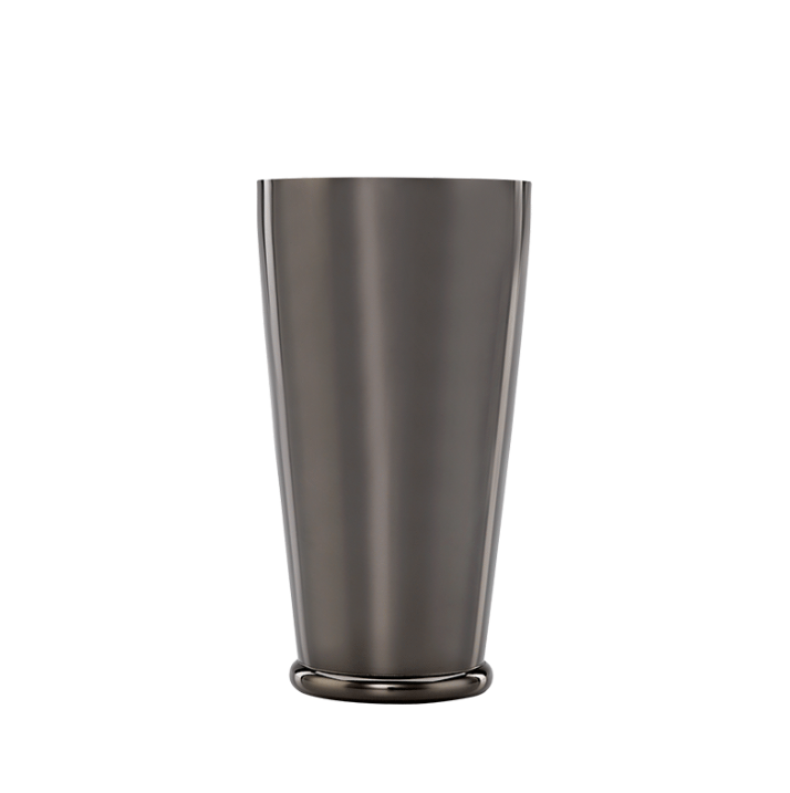 Gun Metal Black Deluxe Weighted Shaker/Tin 28 ounce, M37312BK, 6/case