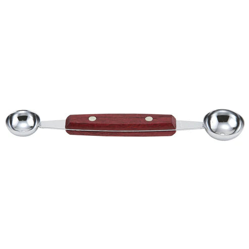 Winco MB-1, Double-sided Wooden Hdl, Melon Baller, EA