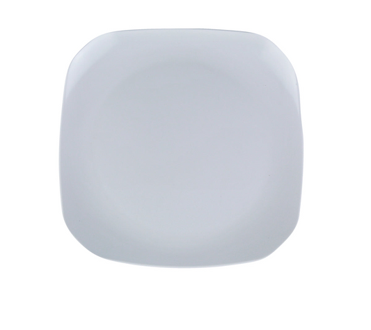 Yanco Square Plate MD-408 Crafted with precision, this plate measures 7-1/2"L x 7-1/2"W, square in shape, and comes in a pristine white color. Made with high-quality melamine, it is durable and dishwasher safe, making it a practical and convenient choice for busy restaurants and homes alike. With its sleek design and minimalist appeal, the Yanco MD-408 Milando Plate is a versatile choice for any food presentation.