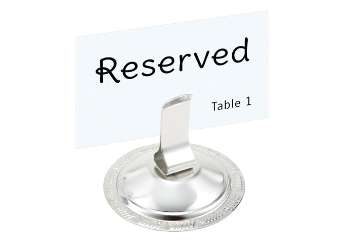 Winco MH-2C 2-1/2" x 2-1/2" Clip Menu Holder