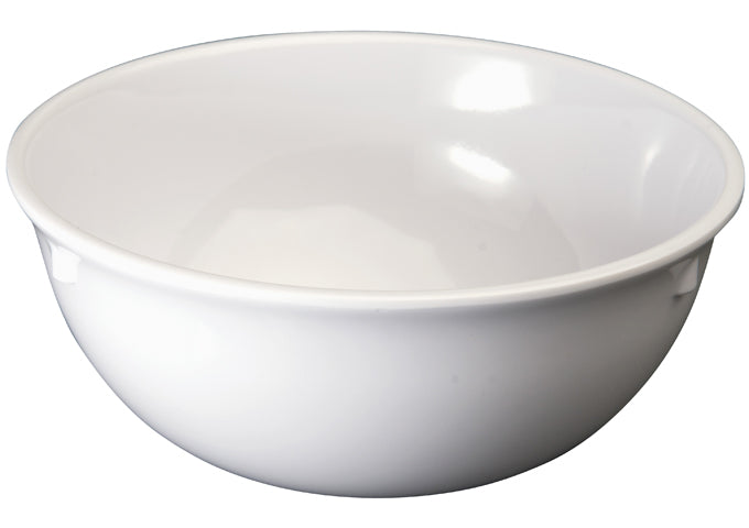 Winco MMB-11 to MMB-15W 11/15oz Tan and White Melamine Nappies