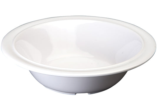 Winco MMB-12 and MMB-12W 12oz Tan and White Melamine Soup/Cereal Bowls- Restaurant Kitchen, Buffet Stations, Catering Services