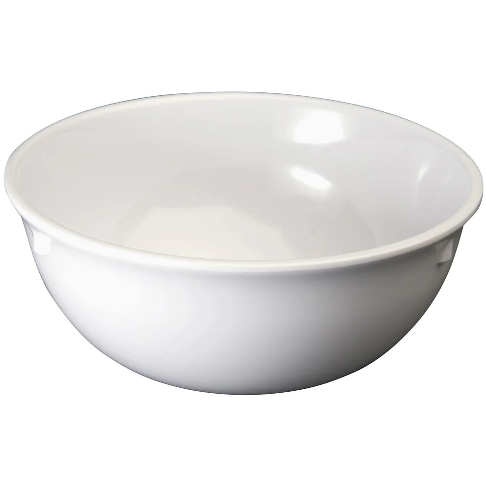 Winco MMB-11 to MMB-15W 11/15oz Tan and White Melamine Nappies