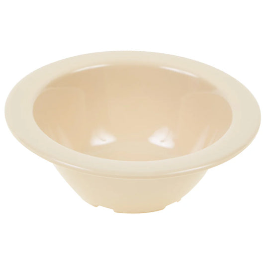 Winco MMB-4 to MMB-5W, 4-5oz Melamine Fruit Bowls, Tan/White