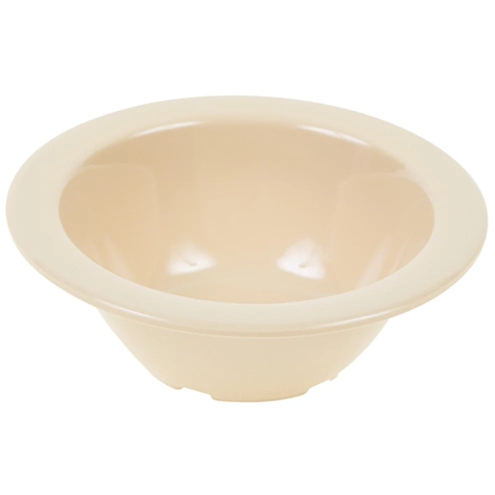 Winco MMB-4 to MMB-5W, 4-5oz Melamine Fruit Bowls, Tan/White