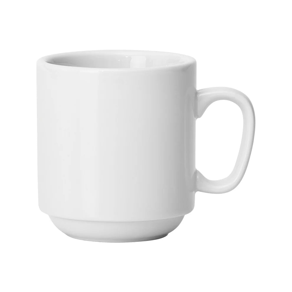 MMC-10/MMC-12, 10 & 12 oz, White, 3 Doz/Case Mangula Stacking Porcelain Mugs