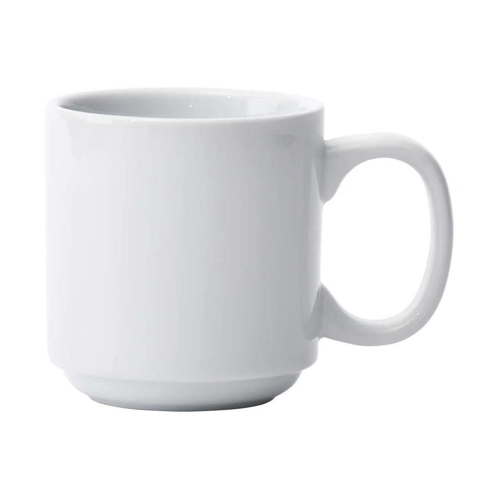 MMC-10/MMC-12, 10 & 12 oz, White, 3 Doz/Case Mangula Stacking Porcelain Mugs