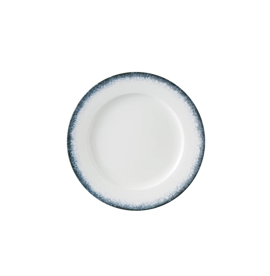 Yanco Bread Plate MR-106 brings a refined touch to table service with its compact design and bold midnight blue rim. Ideal for serving bread, butter, or small bites, this 6 1/4" plate is crafted from durable porcelain with a smooth glaze finish. Its clean white center enhances food presentation while complementing both casual and upscale dining settings.