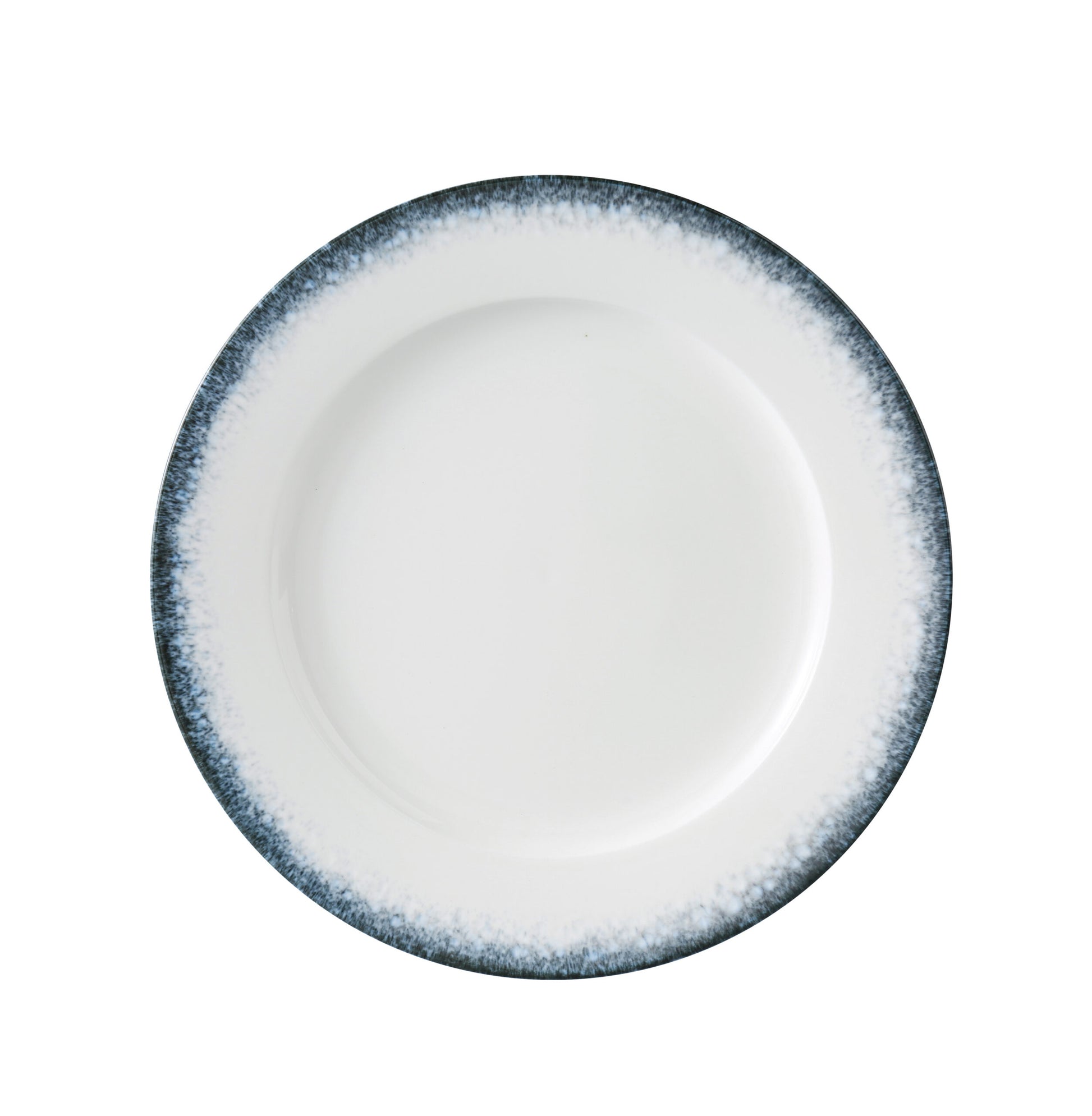 Yanco Dinner Plate PR-110 offers a clean, contemporary presentation with a striking midnight blue rim framing its bright white surface. Measuring 10 1/4" in diameter, this porcelain plate is perfectly sized for lunch portions, appetizers, or smaller entrées. Its durable build and modern look make it a reliable and stylish choice for restaurants, bistros, and catered events.