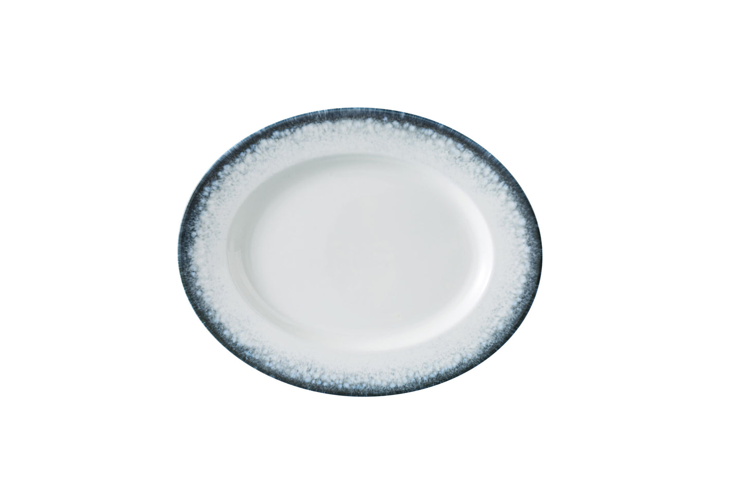 Yanco Oval Plate MR-210 offers a sleek, modern silhouette enhanced by a refined midnight blue rim. Its gently curved oval shape provides a sophisticated platform for serving appetizers, small entrees, or desserts. Crafted from durable porcelain, this plate is both stylish and versatile—ideal for contemporary dining environments that value both form and function.