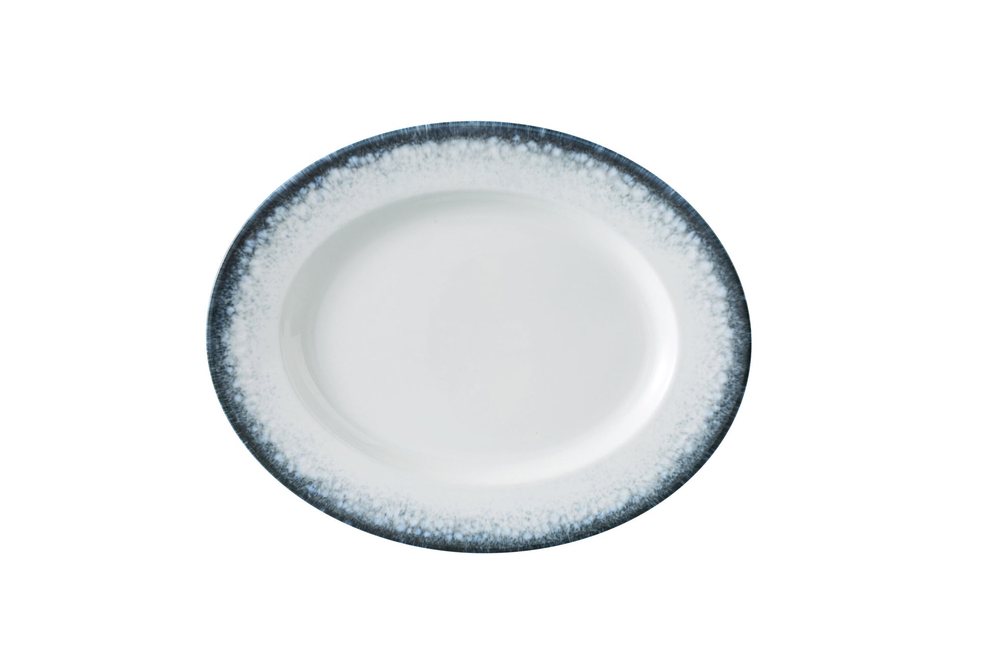 Yanco Oval Plate MR-212 offers a sleek, modern silhouette enhanced by a refined midnight blue rim. Its gently curved oval shape provides a sophisticated platform for serving appetizers, small entrees, or desserts. Crafted from durable porcelain, this plate is both stylish and versatile—ideal for contemporary dining environments that value both form and function.