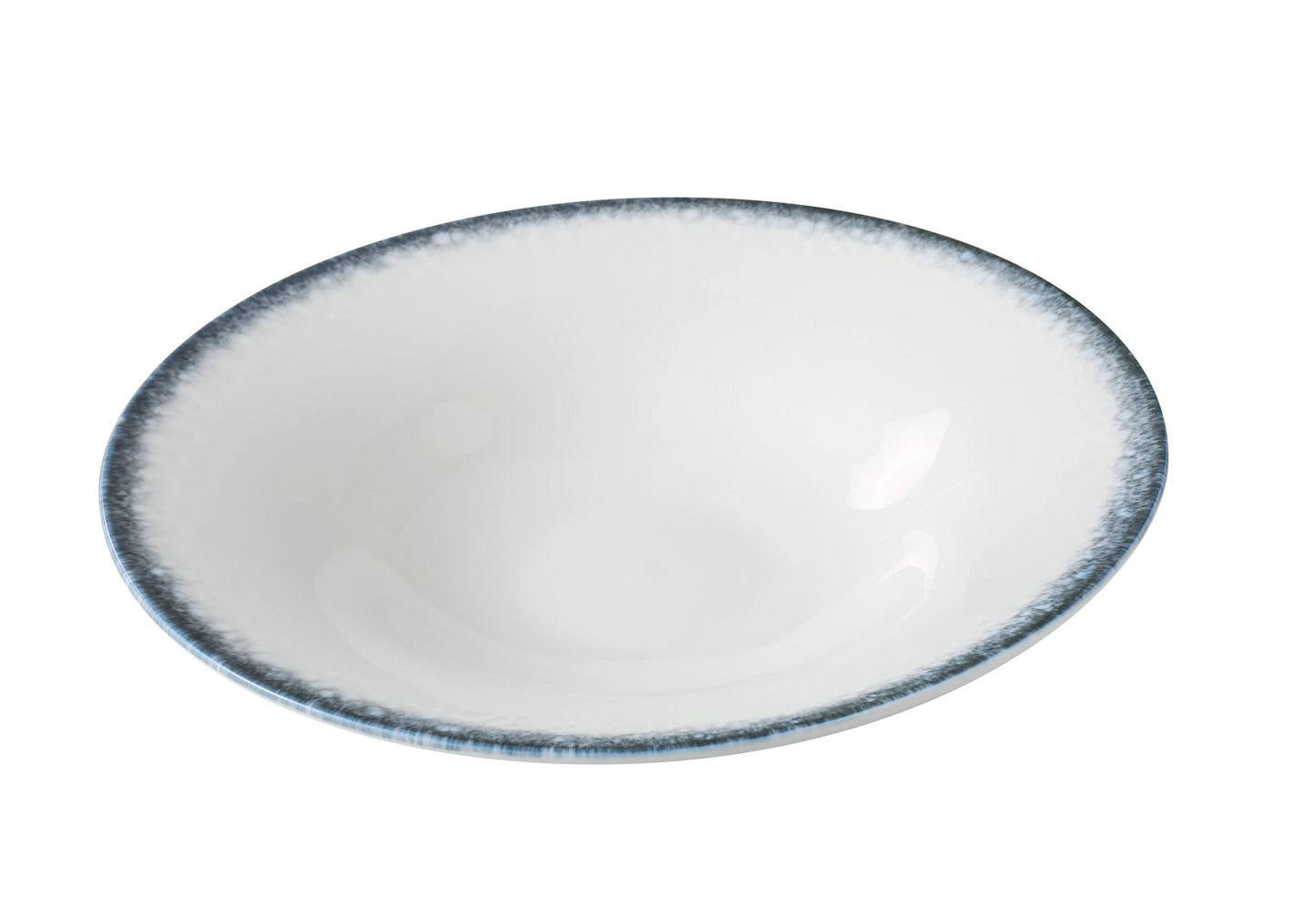 Yanco Salad Plate MR-412 combines depth and modern design to create a versatile piece for salads, grain bowls, or hearty starters. Its 30 oz capacity and gently curved shape provide generous space for layered dishes, while the midnight blue rim adds a bold, contemporary accent to your tabletop. This piece enhances both casual and upscale settings with its balance of style and functionality.