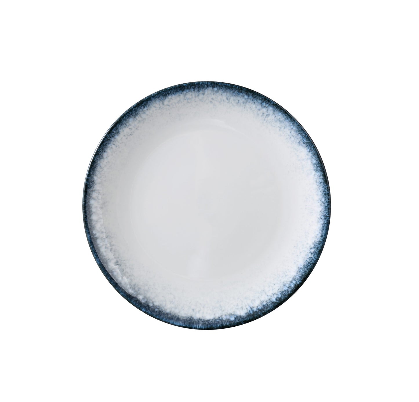 Yanco Coupe Round Plate PR-706 offers a sleek and contemporary presentation for bread, butter, or small appetizers. Its clean white surface, framed with a bold midnight blue rim, adds a stylish accent to casual and upscale dining settings alike. Crafted from durable porcelain, it’s a reliable choice for high-volume environments.