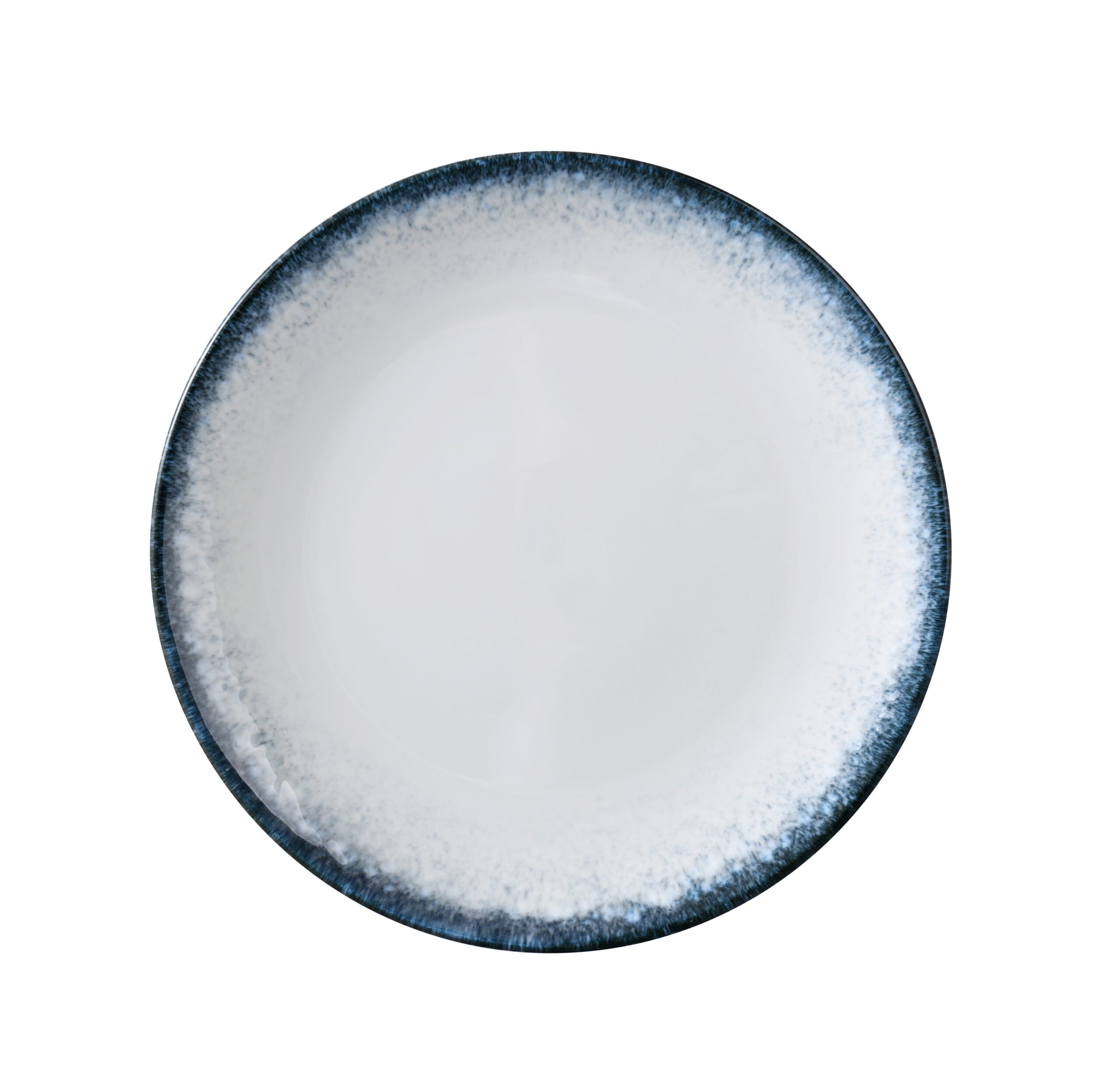 Yanco Coupe Round Plate PR-707 offers a sleek and contemporary presentation for bread, butter, or small appetizers. Its clean white surface, framed with a bold midnight blue rim, adds a stylish accent to casual and upscale dining settings alike. Crafted from durable porcelain, it’s a reliable choice for high-volume environments.