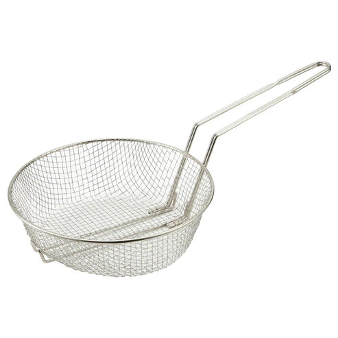 Winco MSB-08 to 12M, 8-12" Nickel Plated Diff Mesh Culinary Basket, EA