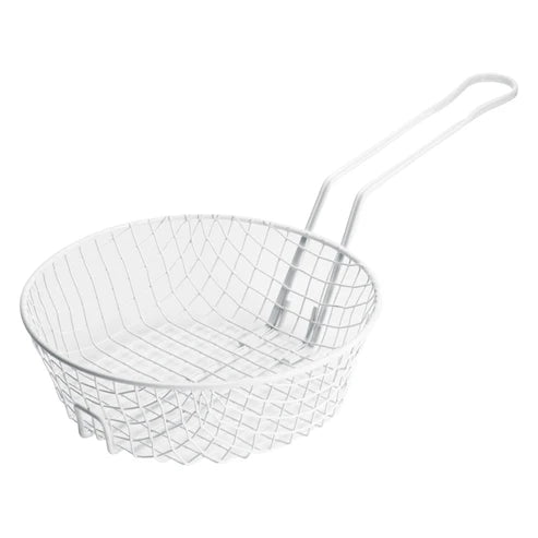 Winco MSBW-08 to 12M, 8-12" White, Coarse/Med Mesh Breading Basket, EA