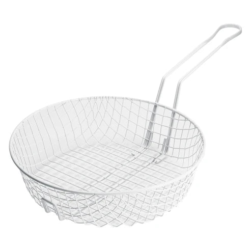 Winco MSBW-08 to 12M, 8-12" White, Coarse/Med Mesh Breading Basket, EA