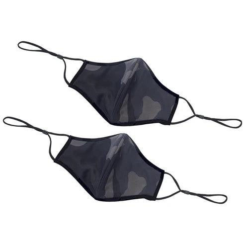 Winco MSK-3LXL/3ML, 2pcs/pk Cotton/Poly Adj. Clip L/XL & M/L Face Mask