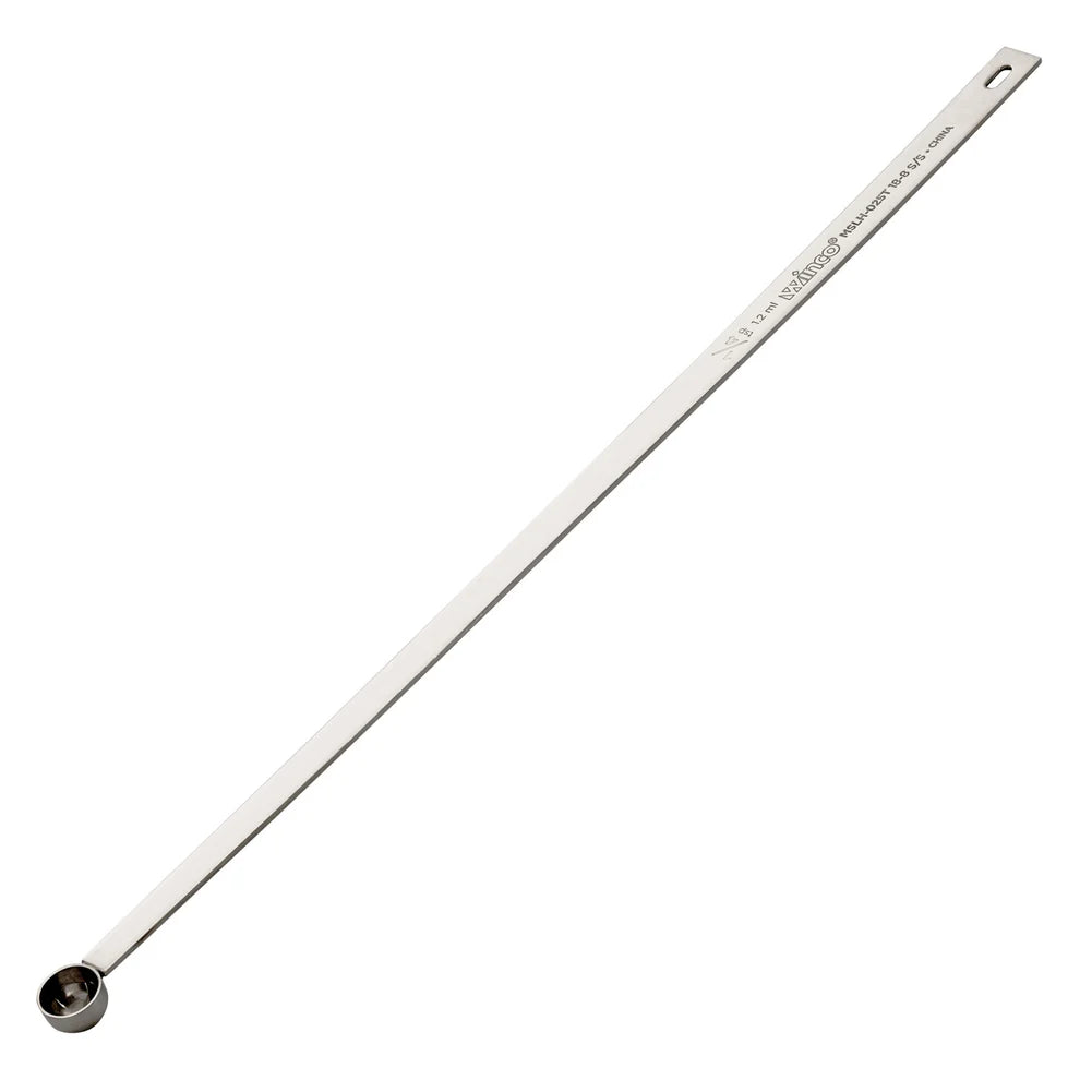 Winco MSLH-025T - 5P, 1/4-Tsp–2-Tbsp 18/8 SS Long Hdl Measuring Spoons