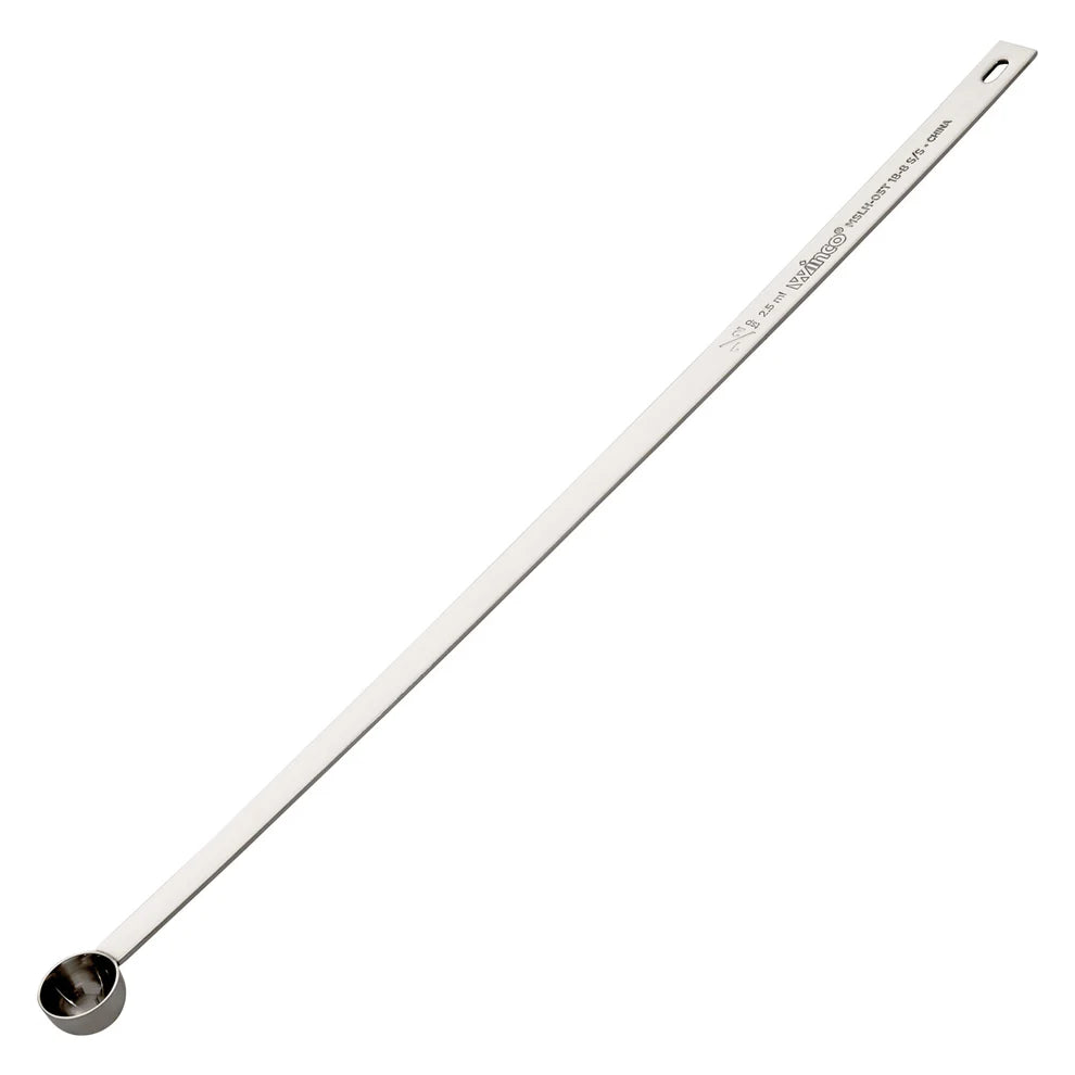 Winco MSLH-025T - 5P, 1/4-Tsp–2-Tbsp 18/8 SS Long Hdl Measuring Spoons