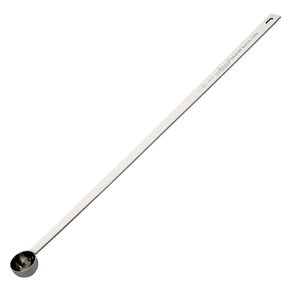 Winco MSLH-025T - 5P, 1/4-Tsp–2-Tbsp 18/8 SS Long Hdl Measuring Spoons