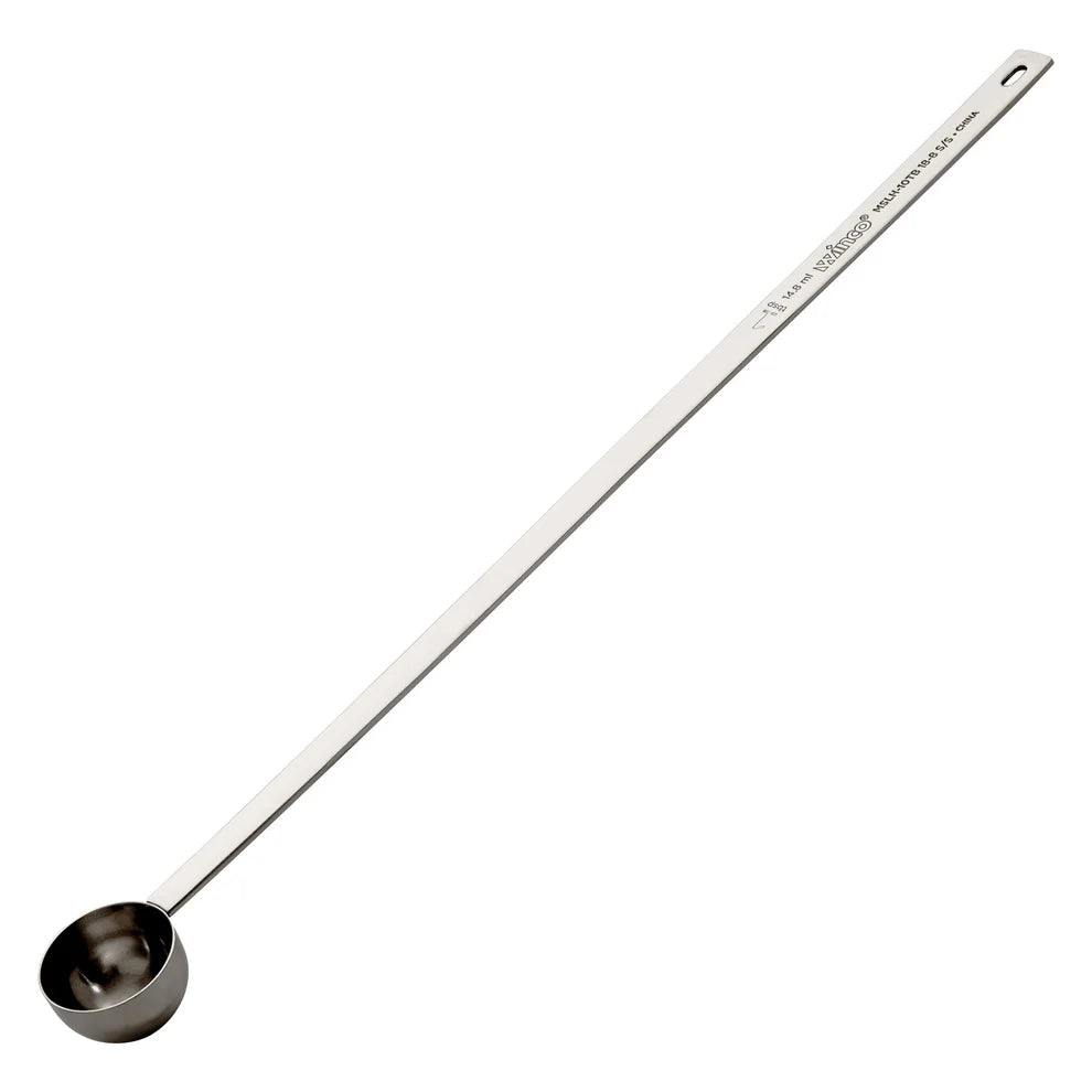 Winco MSLH-025T - 5P, 1/4-Tsp–2-Tbsp 18/8 SS Long Hdl Measuring Spoons