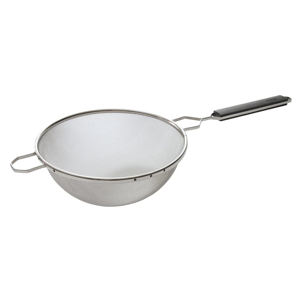 Winco MSTP-8SM to MSTP-10SM, 6.25"-10.25", SS Hdl Med Mesh Strainers