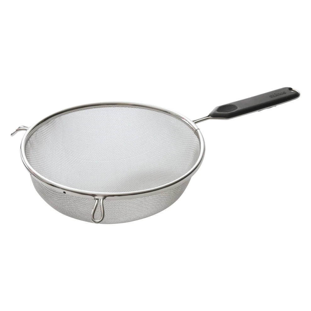 Winco MSTP-8SM to MSTP-10SM, 6.25"-10.25", SS Hdl Med Mesh Strainers