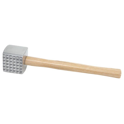 Winco MT-4, Wooden Hdl, Alu, Meat Tenderizer, EA