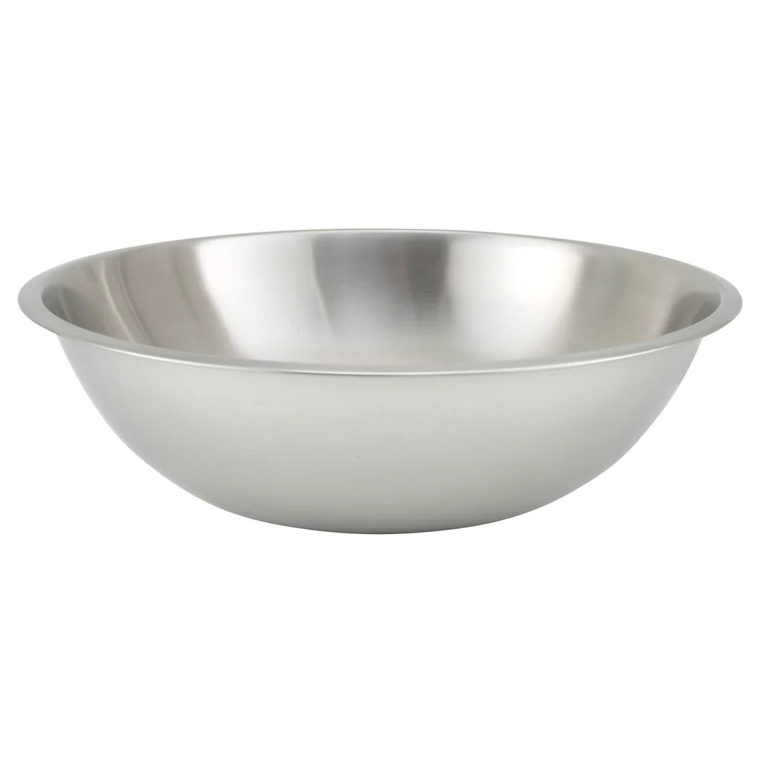 Winco MXHV-1300 to 800, 3/4-20qt Heavy-duty S/S Shallow Mixing Bowls