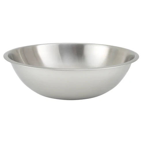 Winco MXHV-1300 to 800, 3/4-20qt Heavy-duty S/S Shallow Mixing Bowls