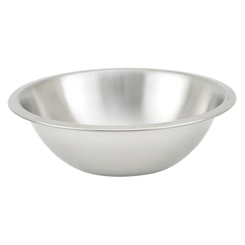 Winco MXHV-1300 to 800, 3/4-20qt Heavy-duty S/S Shallow Mixing Bowls