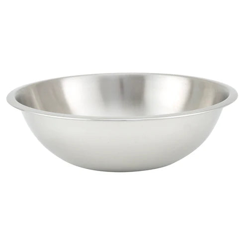 Winco MXHV-1300 to 800, 3/4-20qt Heavy-duty S/S Shallow Mixing Bowls