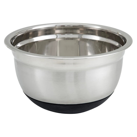 Winco MXRU-150 to 800, 1.5qt to 8qt S/S Silicone Base Mixing Bowl, EA