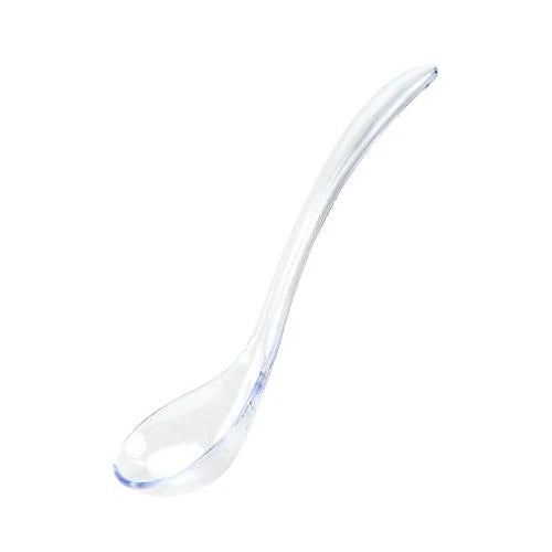 A mini ladle with a sleek and durable design, perfect for serving sauces, dressings, soups, and condiments at parties, buffets, catering events, and home dining.