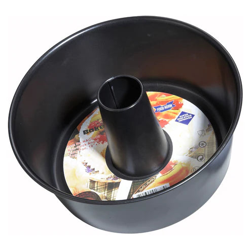 Winco NACP-10, 10" x 4" Non-stick Carbon Steel Angel Cake Pan, EA