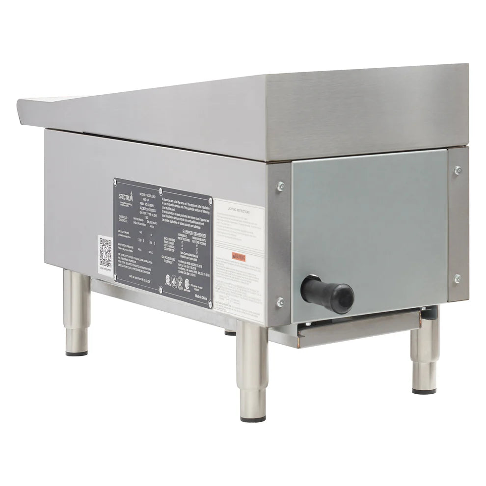 Winco NGCB-12R-48R, 24"-48" Radiant Natural Gas Charbroiler
