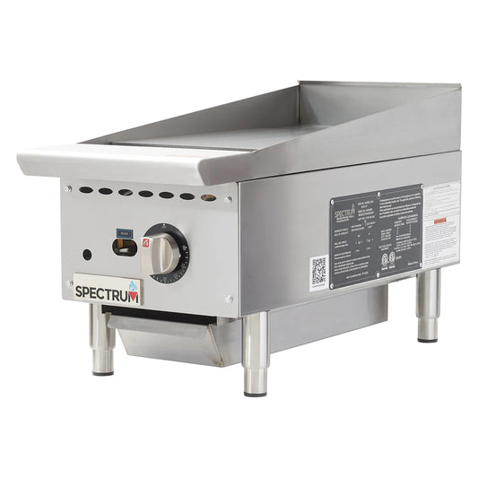 WInco NGGD-12T to NGGD-36T, 12"–48" Spectrum™ Thermostatic Gas Griddles