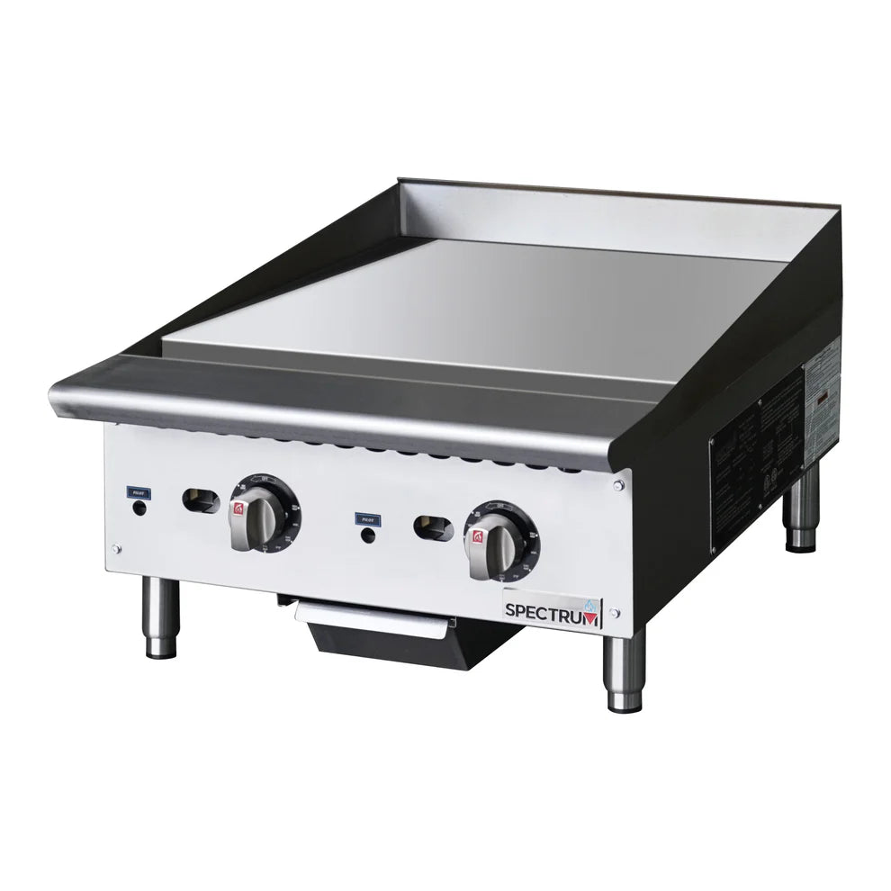 WInco NGGD-12T to NGGD-36T, 12"–48" Spectrum™ Thermostatic Gas Griddles