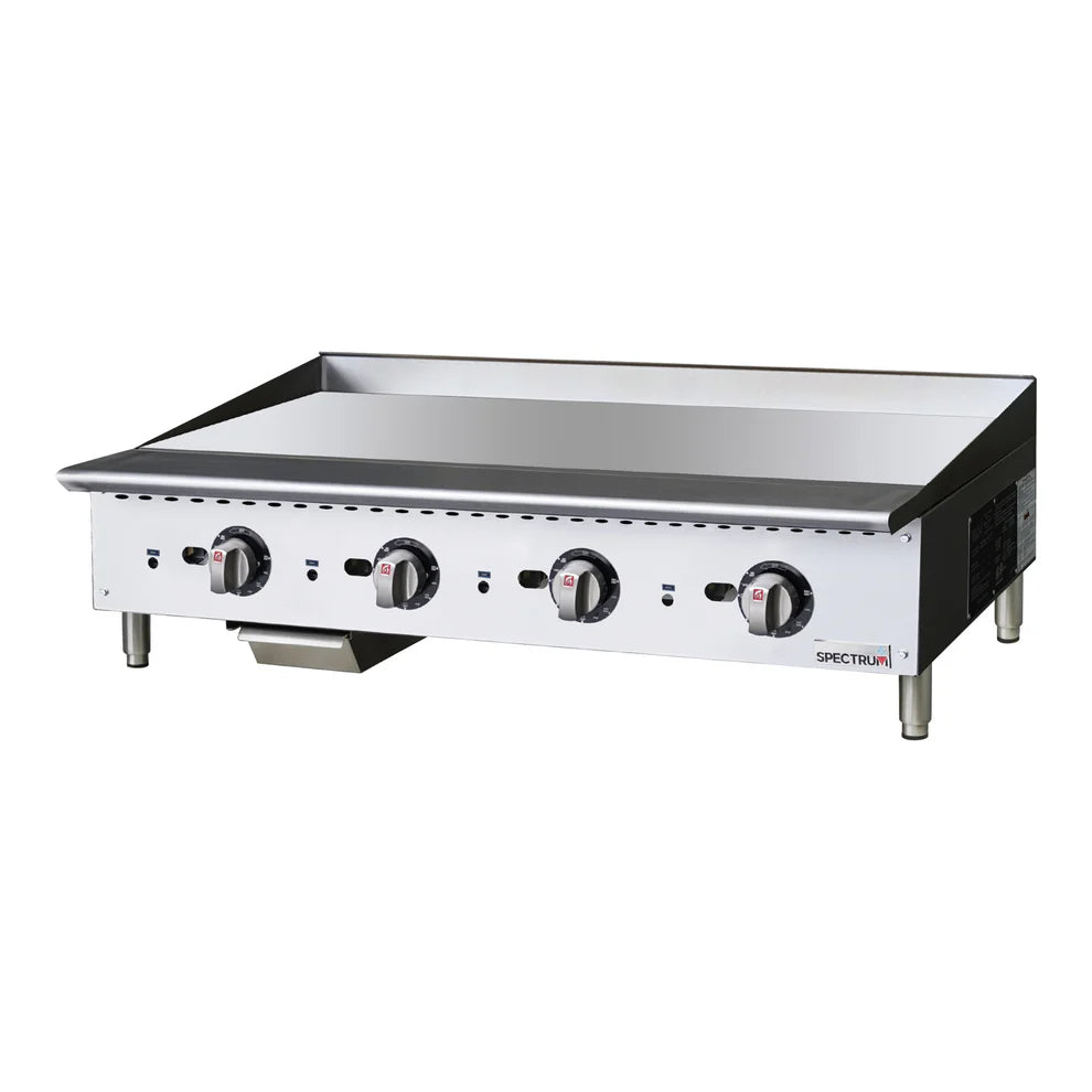 WInco NGGD-12T to NGGD-36T, 12"–48" Spectrum™ Thermostatic Gas Griddles
