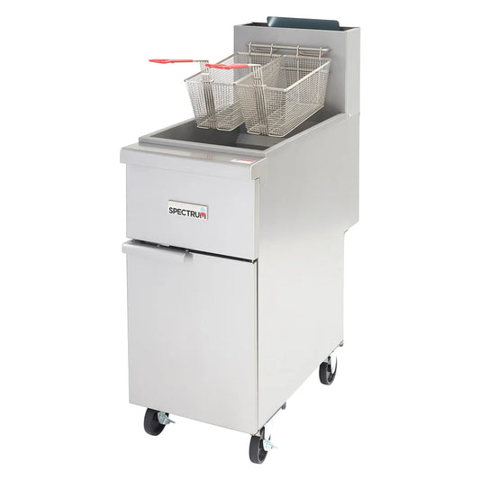 Winco NGGF-40-NG to NGGF-70-NG, 3–5 Tube, Natural Gas/LP Spectrum™ Fryers, 40/50/70lb