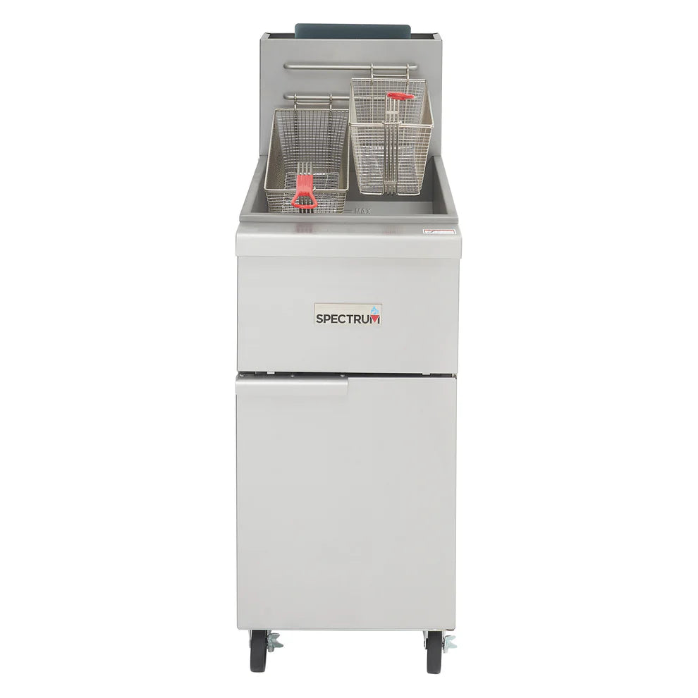 Winco NGGF-40-NG to NGGF-70-NG, 3–5 Tube, Natural Gas/LP Spectrum™ Fryers, 40/50/70lb