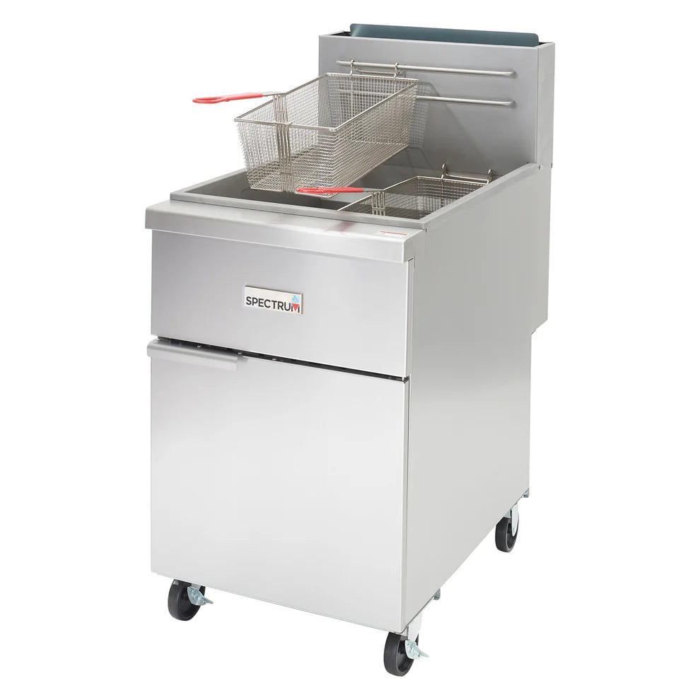 Winco NGGF-40-NG to NGGF-70-NG, 3–5 Tube, Natural Gas/LP Spectrum™ Fryers, 40/50/70lb