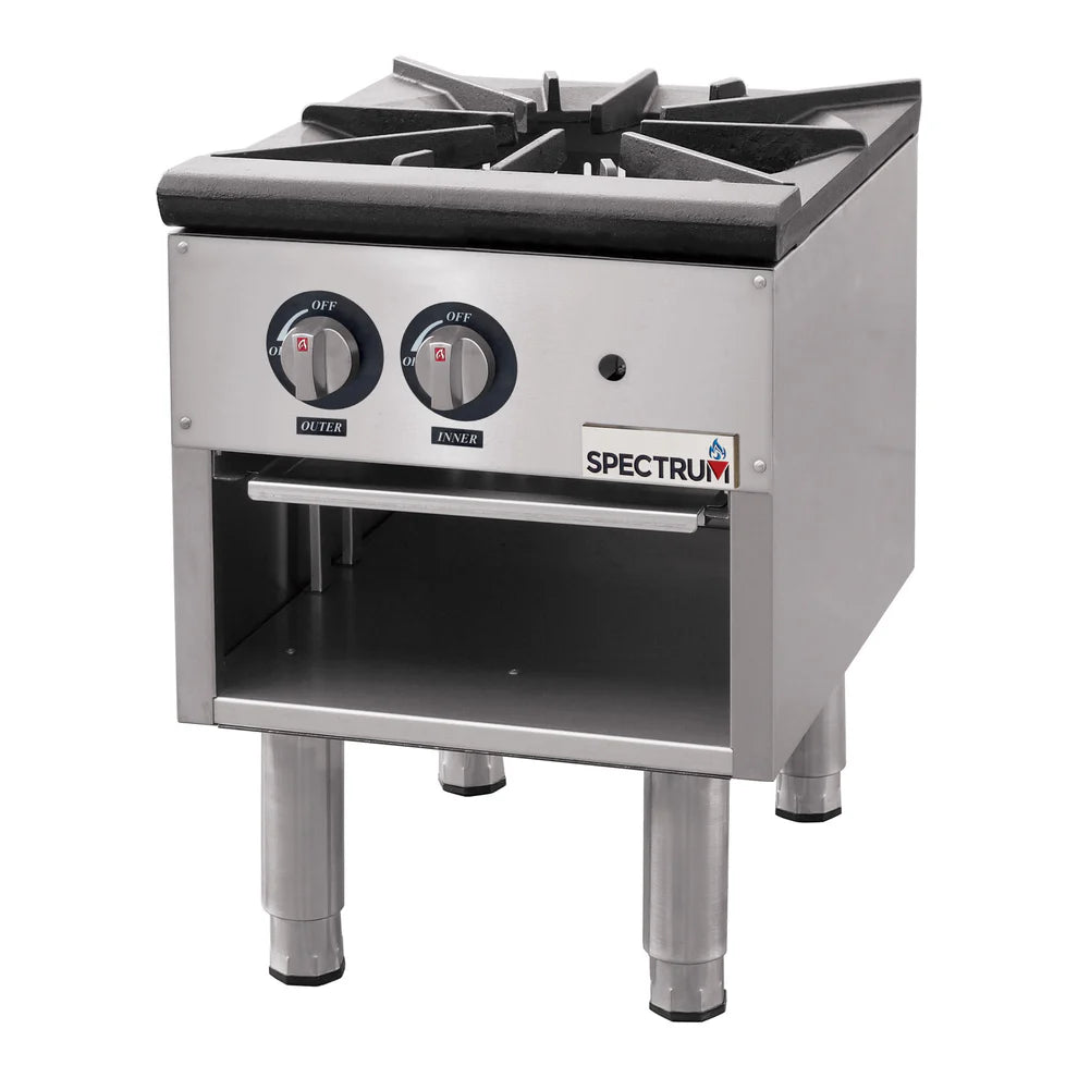 Winco NGSP-1/NGSP-2, 1 and 2 burner, Natural Gas Stock Pot Range