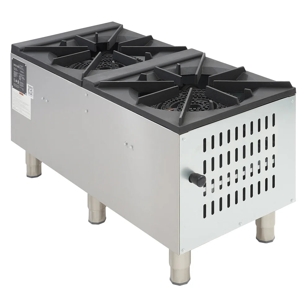 Winco NGSP-1/NGSP-2, 1 and 2 burner, Natural Gas Stock Pot Range