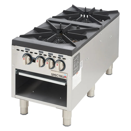 Winco NGSP-1/NGSP-2, 1 and 2 burner, Natural Gas Stock Pot Range