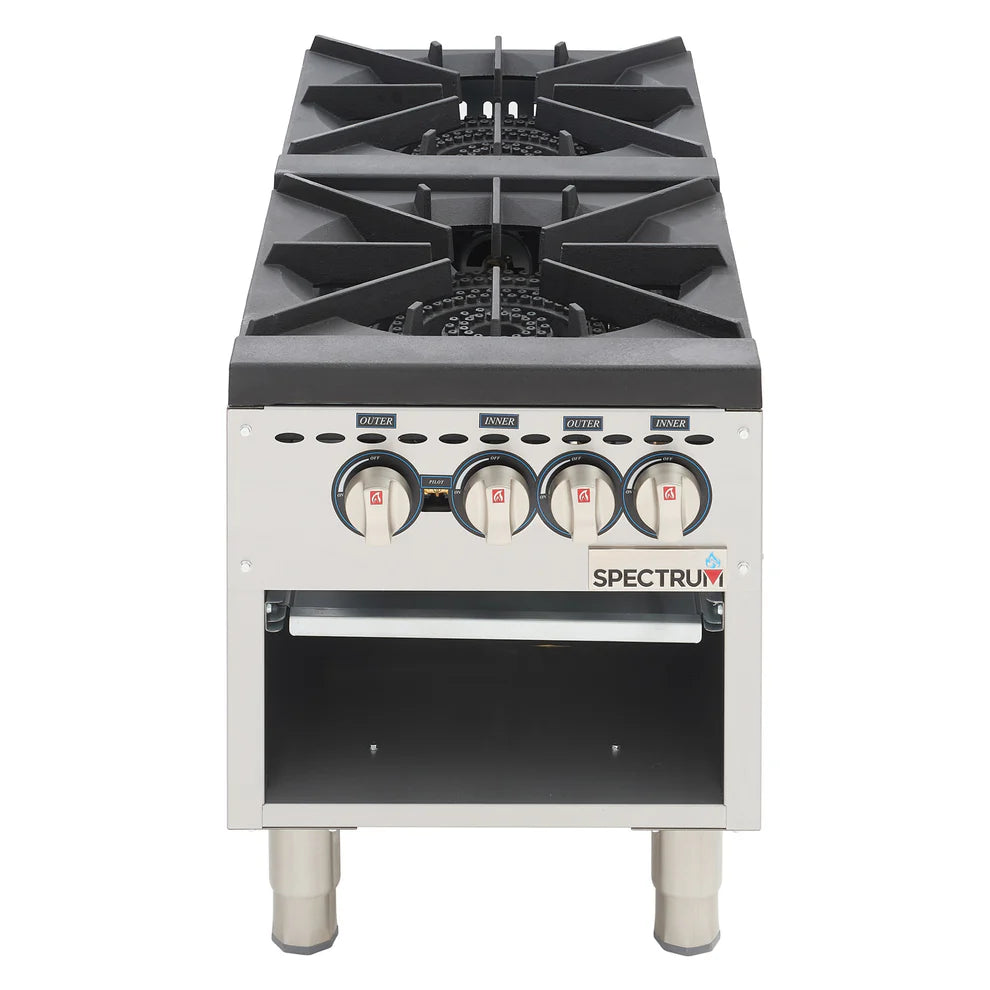 Winco NGSP-1/NGSP-2, 1 and 2 burner, Natural Gas Stock Pot Range